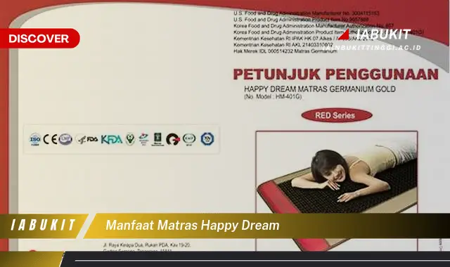 manfaat matras happy dream