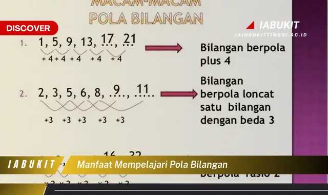 manfaat mempelajari pola bilangan