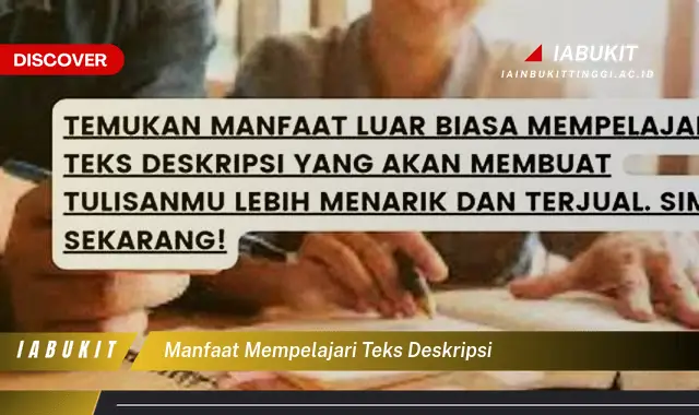 manfaat mempelajari teks deskripsi