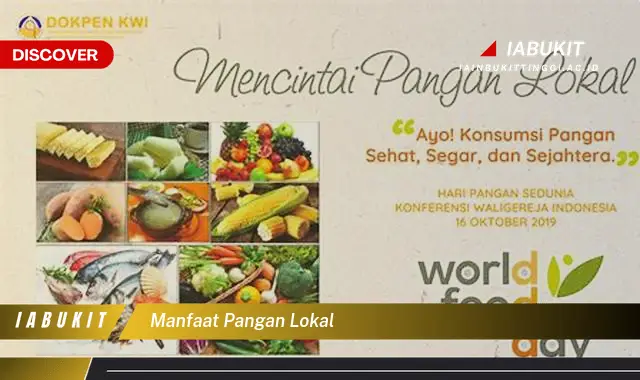 manfaat pangan lokal