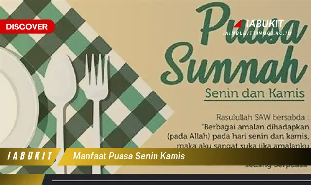 manfaat puasa senin kamis