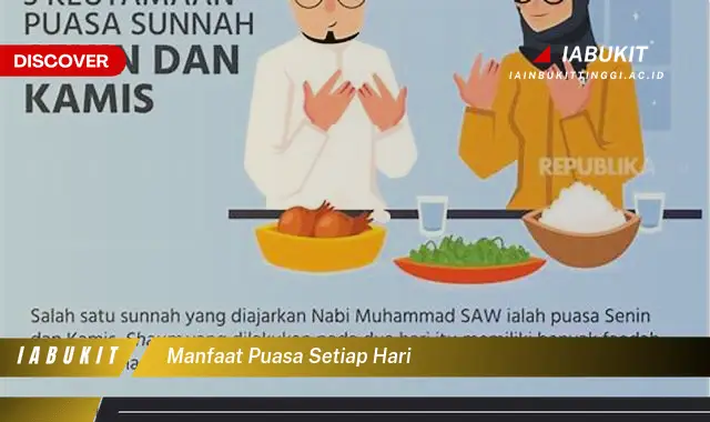 manfaat puasa setiap hari