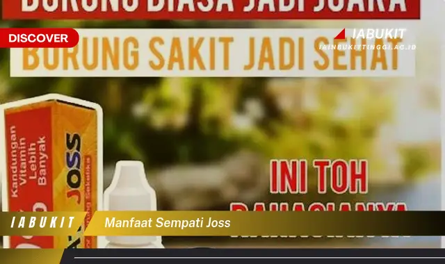 manfaat sempati joss