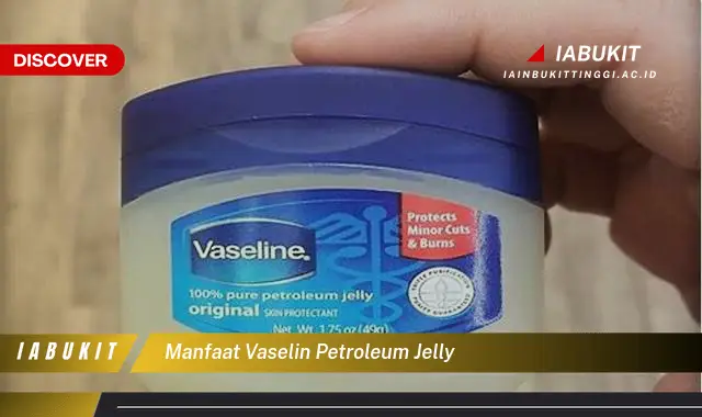 manfaat vaselin petroleum jelly