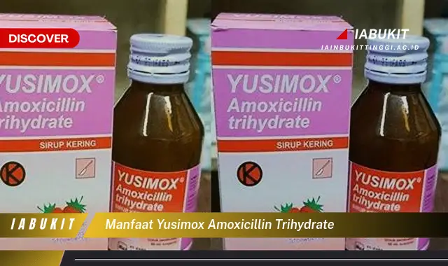 manfaat yusimox amoxicillin trihydrate