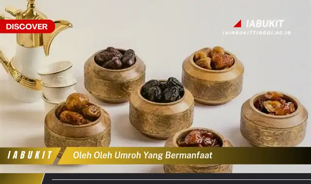 oleh oleh umroh yang bermanfaat