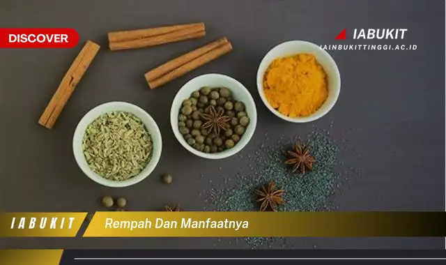 rempah dan manfaatnya