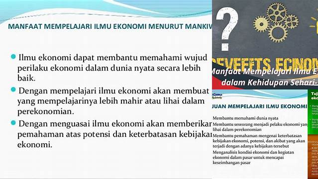 Ungkap Berbagai Manfaat Mempelajari Ekonomi yang Jarang Diketahui