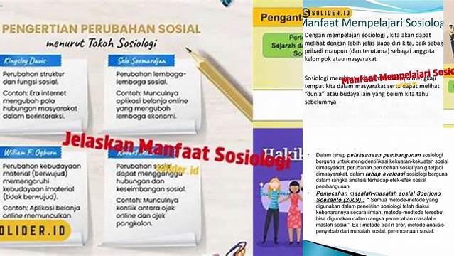 Temukan Manfaat Sosiologi yang Akan Buka Matamu