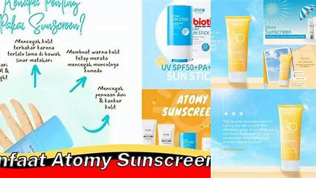 Temukan 9 Manfaat Atomy Sunscreen yang Belum Banyak Diketahui