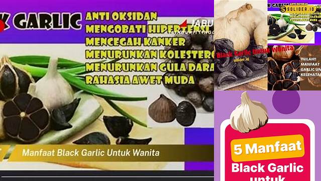 Temukan 10 Manfaat Bawang Hitam untuk Wanita yang Jarang Diketahui