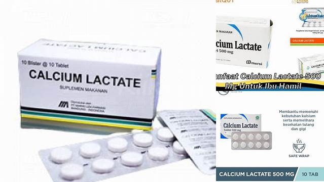 Temukan 9 Manfaat Kalsium Laktat 500 mg yang Wajib Diketahui