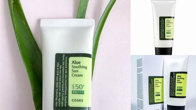 Manfaat Cosrx Aloe Soothing Sun Cream, Wajib Diketahui