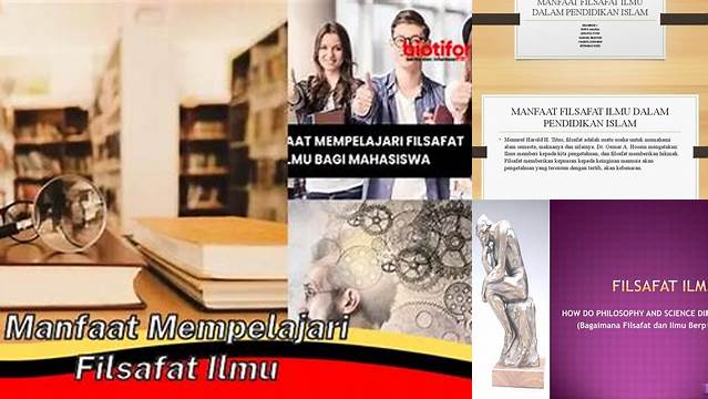 10 Manfaat Filsafat Ilmu yang Jarang Diketahui