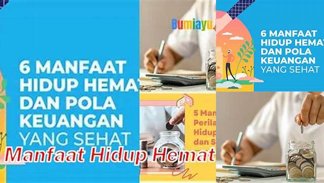 Temukan Manfaat Hidup Hemat yang Anda Harus Tahu