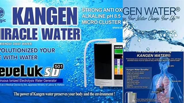 Temukan Manfaat Kangen Water yang Jarang Diketahui