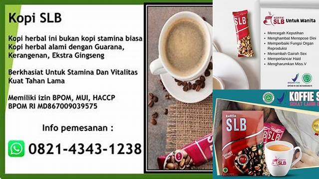 Temukan Manfaat Kopi SLB yang Jarang Diketahui, Anda Harus Tahu!