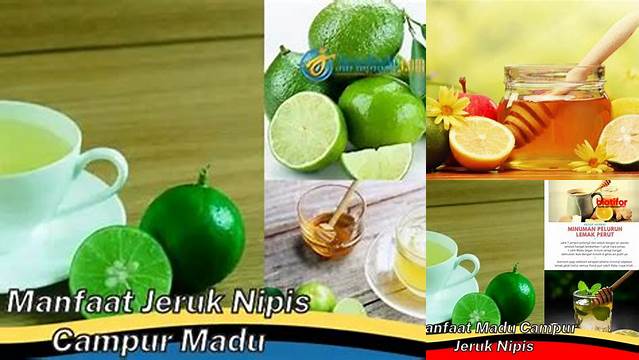 Manfaat Madu Campur Jeruk Nipis yang Wajib Anda Ketahui