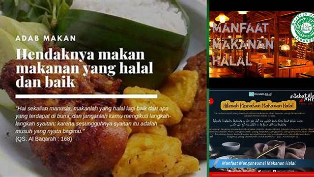 Temukan Manfaat Makanan Halal Bagi Kita Yang Jarang Diketahui