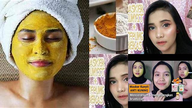 Temukan Rahasia Manfaat Masker Kunyit dan Tepung Beras yang Jarang Diketahui
