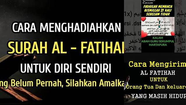 Penemuan Penting dari Manfaat Membaca Al Fatihah 21 Kali