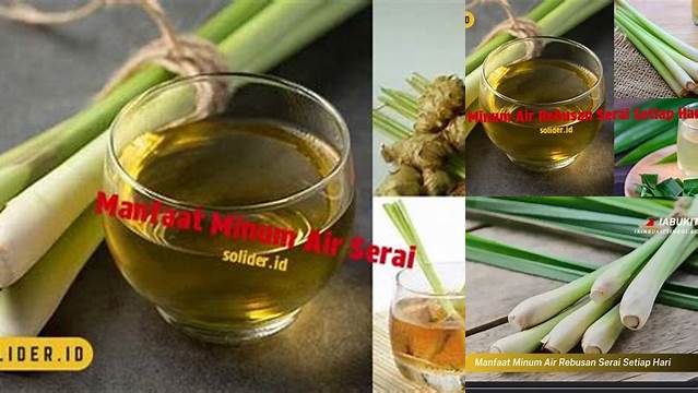 Manfaat Minum Air Serai yang Perlu Anda Ketahui