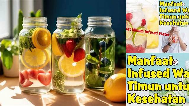 Manfaat Minum Infused Water yang Jarang Diketahui, Wajib Dicoba!