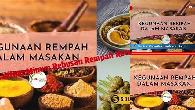 Temukan Manfaat Rebusan Rempah-rempah yang Jarang Anda Ketahui