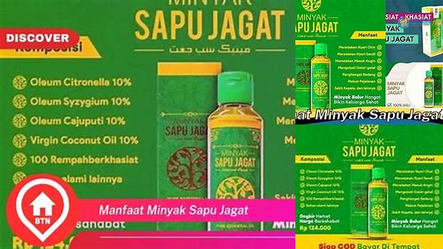 Temukan 10 Manfaat Minyak Sapu Jagat yang Jarang Diketahui