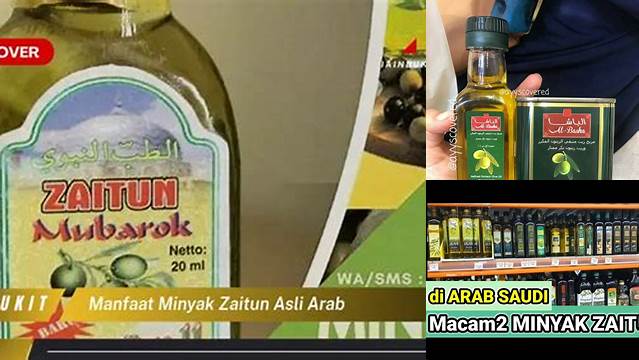 Manfaat Minyak Zaitun Asli Arab yang Jarang Diketahui, Wajib Anda Tahu!