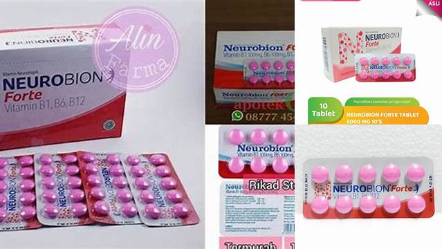 Temukan Manfaat Neurobion Forte Warna Pink yang Jarang Diketahui dan Penting untuk Anda