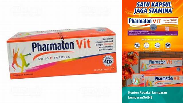 Temukan Manfaat Pharmaton Vit yang Jarang Diketahui!