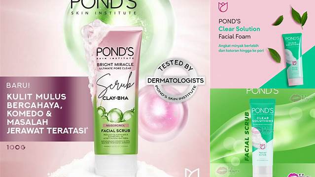 Manfaat Pond's Clear Solution Facial Scrub Wajib Diketahui