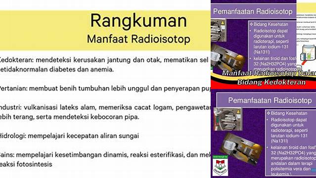 Temukan Manfaat Radioisotop dalam Bidang Kedokteran yang Perlu Anda Ketahui