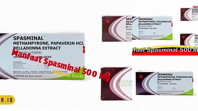 8 Manfaat Spasminal 500 mg yang Jarang Diketahui