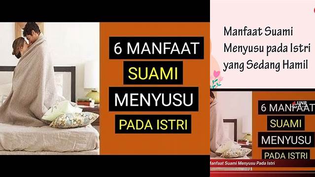 Temukan Manfaat Suami Menyusui Istri yang Jarang Diketahui