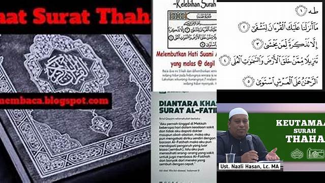 Temukan Manfaat Surat Taha yang Perlu Anda Tahu