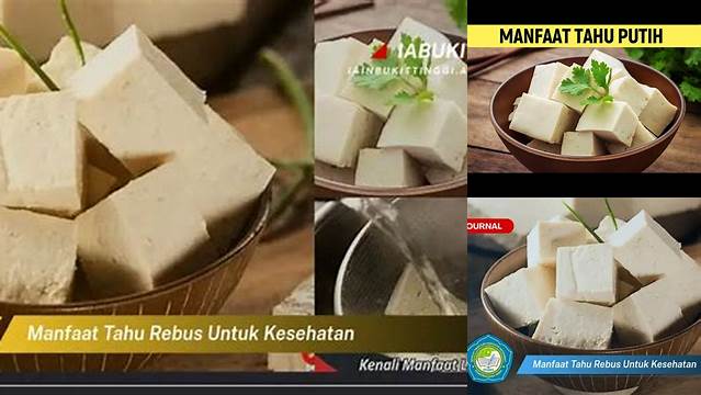 Temukan 7 Manfaat Tahu Rebus untuk Kesehatan yang Jarang Diketahui