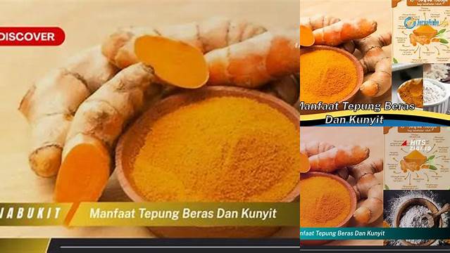 Manfaat Tepung Beras dan Kunyit: Penemuan Langka yang Perlu Anda Ketahui