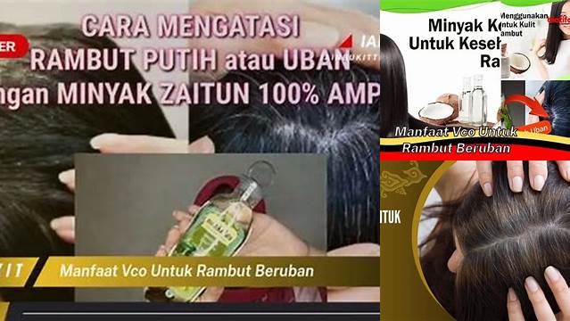 Manfaat VCO untuk Rambut Beruban yang Jarang Diketahui