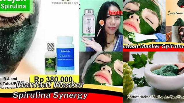Temukan Manfaat Masker Spirulina yang Jarang Diketahui