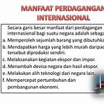 jelaskan manfaat dari perdagangan internasional