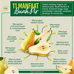 manfaat buah pir untuk kesehatan
