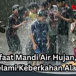 manfaat mandi air hujan